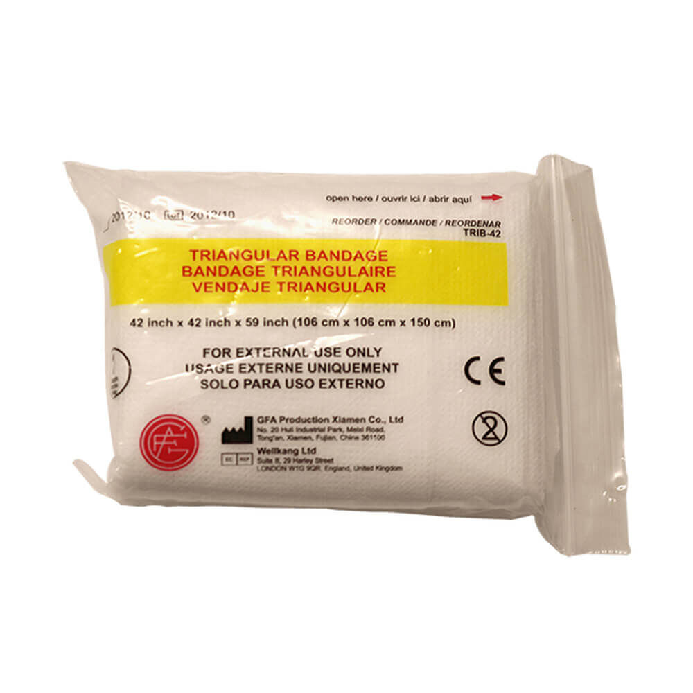 Triangular Bandage, 42 in. x 42 in. x 59 in. from the American Red Cross store.