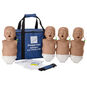 Prestan Ultralite Infant Manikins with CPR Monitors - (4-Pack), Brown Skin