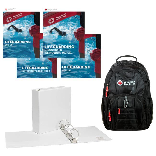 Deluxe Lifeguarding Instructor Set - DVD, Manual, Deck Book, Backpack.