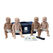 Prestan Diverse Skin-Tone Infant Manikins with CPR Monitors (4-Pack).