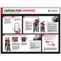 American Red Cross poster for caring for choking for adults, children, and infants.