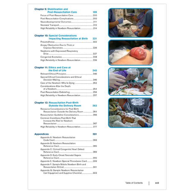 Neonatal Advanced Life Support (NALS) participant's manual: chapters on newborn resuscitation basics, planning, initial newborn care, positive pressure ventilation, and CPAP.