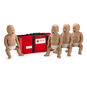 4-Pack Infant CPR Manikin with Brown Skin.