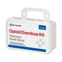 Opioid Overdose Kit with Naloxone Nasal Spray - plastic case.