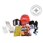 4-Person, 3-Day / 72-Hour Emergency Preparedness Kit with items including First Aid Kit, Drinking Water, Hand Warmers, Multi-Tool and Hygiene Products.