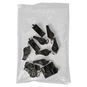 Bag of 12 Black Pea Whistles from Kemp USA.