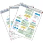 Basic Life Support Code Card Set pages with information for adults, children and infants.