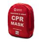 Soft Case for the Adult/Child CPR Mask with O2 Inlet and Infant CPR Mask - front view.