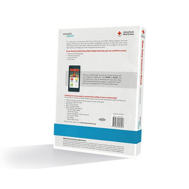 American Red Cross Water Safety Instructor Manual - back cover and spine view.