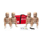 Prestan Infant CPR Manikin with CPR Monitors - (4 Pack), Tan Skin.
