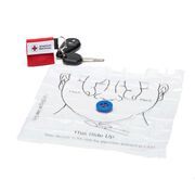 Mini CPR Keychain with Face Shield, 1-Way Valve Breathing Barrier
