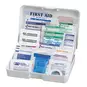American Red Cross 40-Piece Auto First Aid Kit - open case with contents displayed.