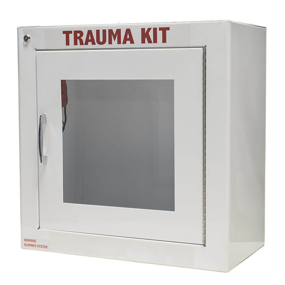 Metal Trauma Cabinet for Bleeding Control Kits.