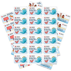 WHALE Tales swimming Sticker Spread Group of 3 Sheets.