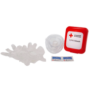 Red Cross CPR Mask, Hard Case