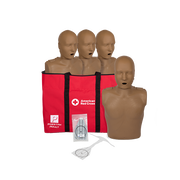 Prestan Diverse Skin-Tone Adult Manikins with CPR Monitors (4-Pack)