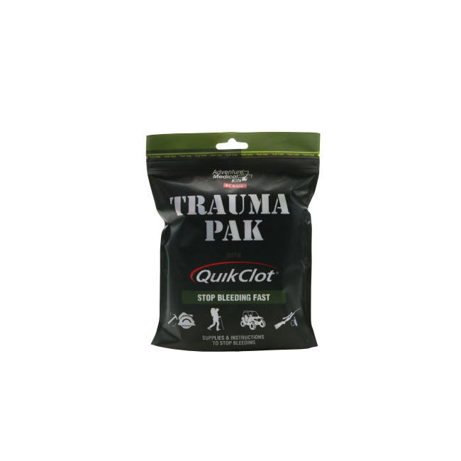 QuikClot Trauma Pak packaging - front view.