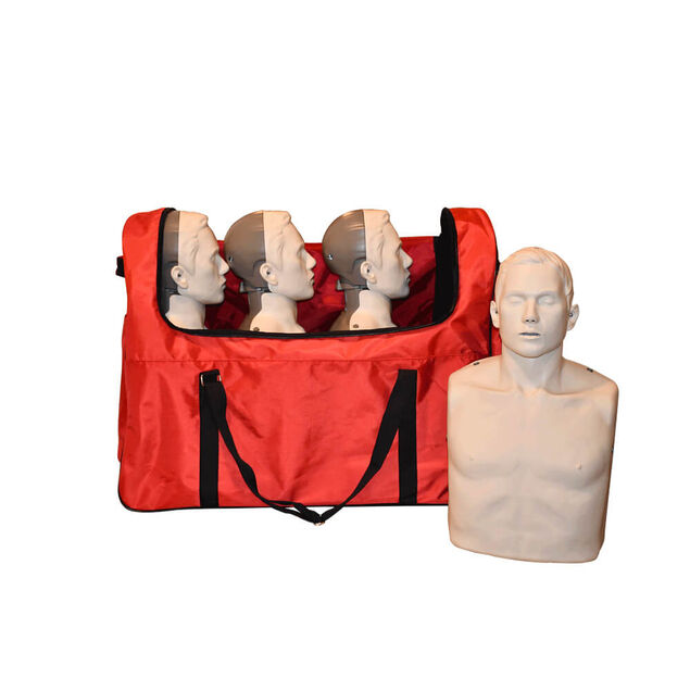 Brayden/BigRed CPR manikin 4 pack with Carry Case.