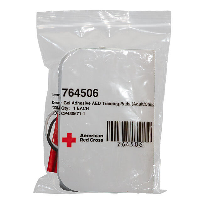 Packaging for the Adult/Child AED Trainer Pads.