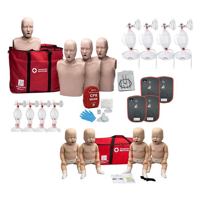 Jaw Thrust Adult CPR Manikin Instructor Starter Kit for BLS, CPRO and Lifeguarding.