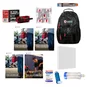 Red Cross Backpack, Tourniquet, Nasal Spray Trainer, Epinephrine Trainer, Inhaler Trainer and Spacers, and Manuals/Reference Cards for First Aid/CPR/AED Training.