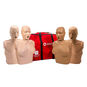 Prestan male and female manikin set with Red Cross carrying bag.