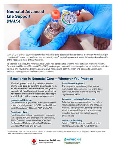 Neonatal Advanced Life Support (NALS) brochure