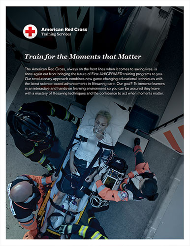 Red Cross First Aid/CPR/AED brochure