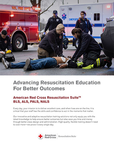 Resuscitation Suite for First Responders (BLS/ALS/PALS/NALS) brochure